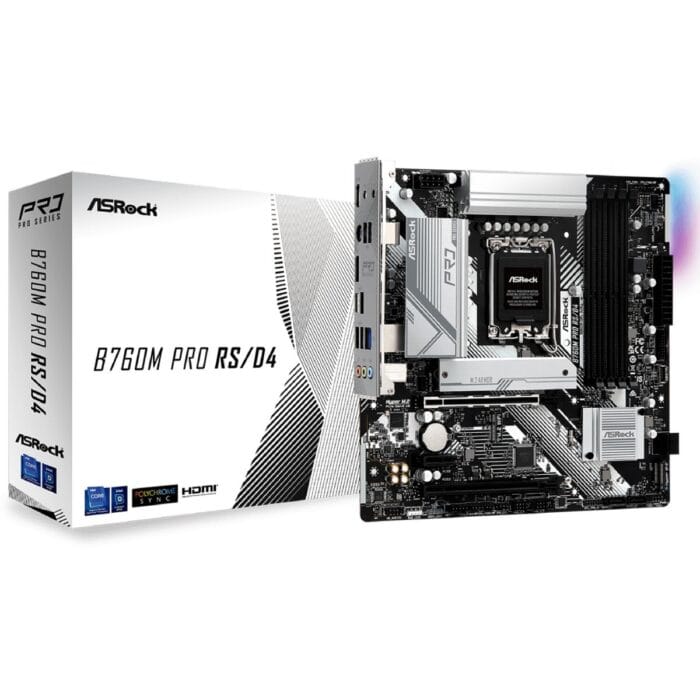 Motherboard Asrock B760m Pro Rs Ddr4 S1700 - Imagen 1