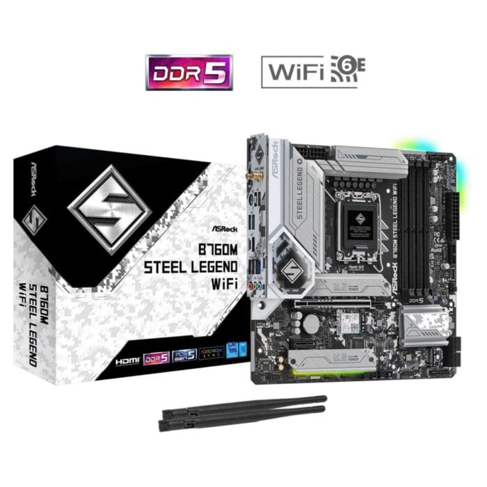 Motherboard Asrock B760m St Legend Wifi Ddr5 S1700 - Imagen 1