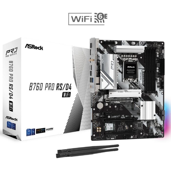 Motherboard Asrock B760 Pro Rs Ddr4 S1700 Wifi - Imagen 1