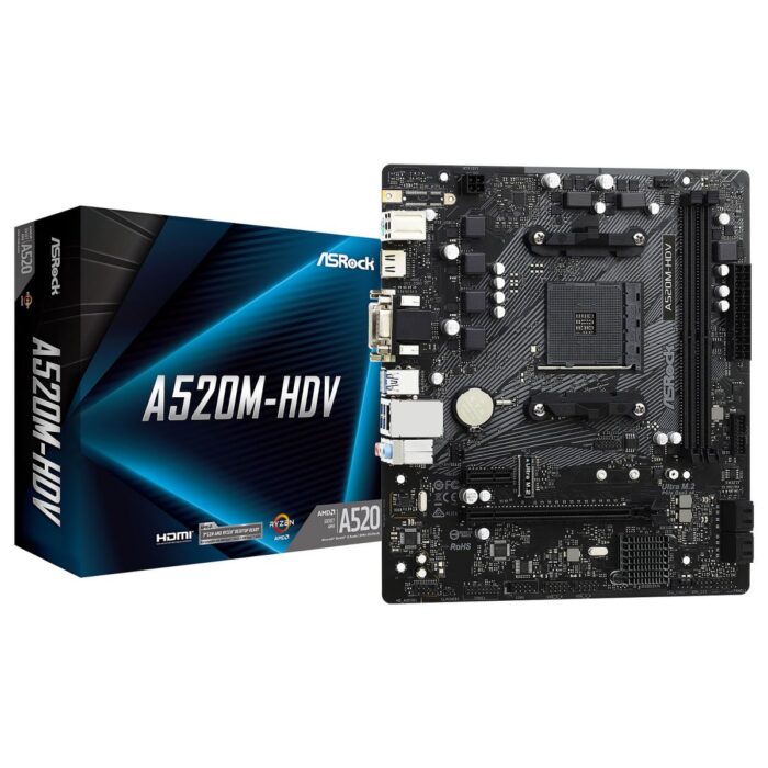 Asrock A520m-HDV - Imagen 1