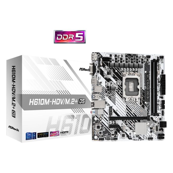 Motherboard Asrock Intel H610m-hdv - Imagen 1