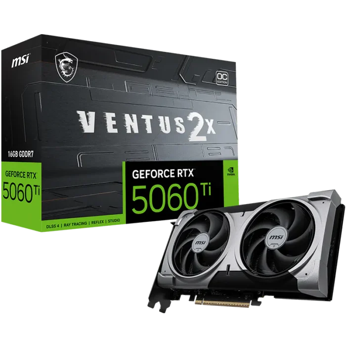 RTX 5060Ti 16G VENTUS 2X OC PLUS - Imagen 1
